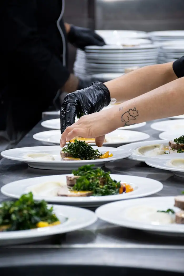 Dressage en cuisine